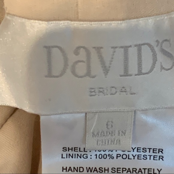 DAVID’S BRIDAL Long Bridesmaid Sleeveless Dress - Picture 10 of 13